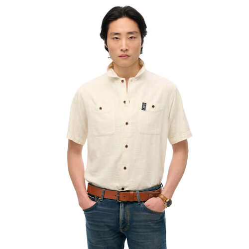 Superdry Merchant Ss Textured Shirt